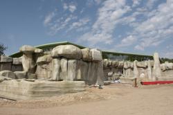 Construction espace grands singes au zoo de la palmyre