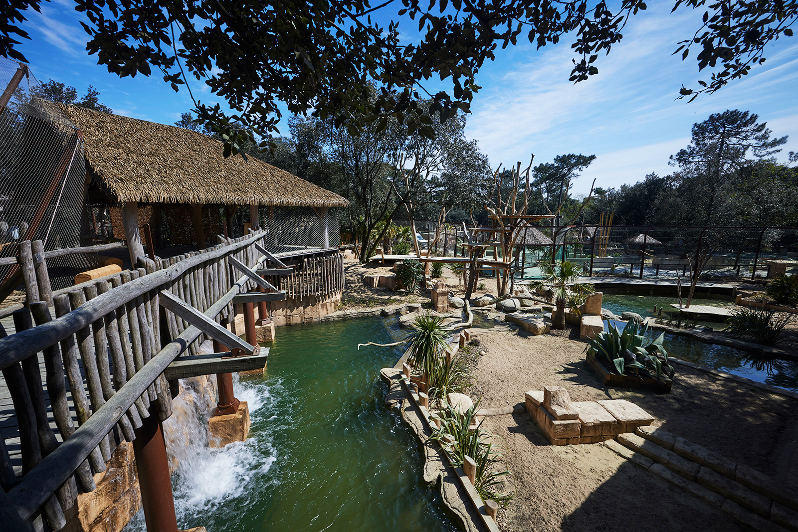 Espace Tigres au Zoo de La Palmyre